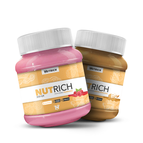 Nutrich Bisküvi Parçacıklı + Frambuazlı Doğal Fıstık Ezmesi 700 Gr